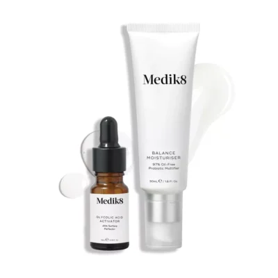 Medik8 BALANCE MOISTURISER™ & GLYCOLIC ACID ACTIVATOR™ Безолійний зволожуючий крем та сироватка з АНА